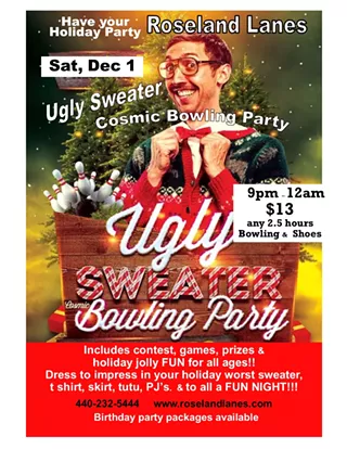 Image: Ugly Sweater Bowling Party