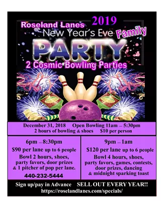 Image: New Year's Eve Nite Bowling Party