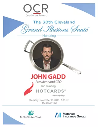 Image: John Gadd, President & CEO, Hotcards to be honored on November 29, 2018