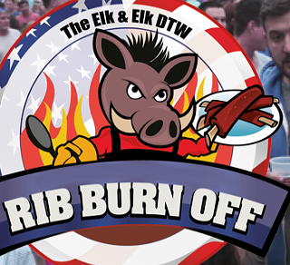 Image: Downtown Willoughby Rib Burn Off