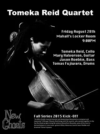 Image: Tomeka Reid Quartet, presented by New Ghosts