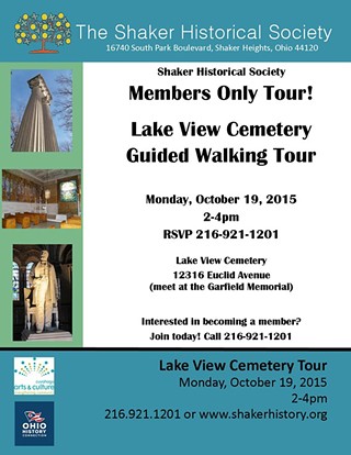 Lake View Cemetery- Members Only Tour