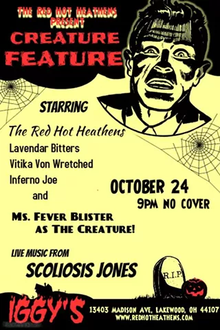 Image: The Red Hot Heathens Present: CREATURE FEATURE
