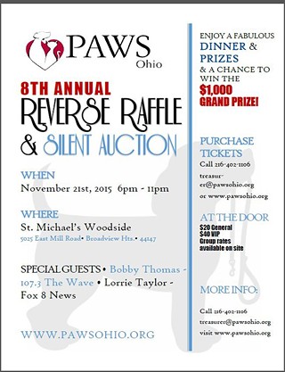 8th Annual Reverse Raffle and Silent Auction (to benefit the Public Animal Welfare Society)