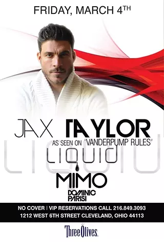 Image: Jax Taylor at Liquid