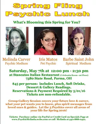 Image: Spring Fling Psychic Luncheon