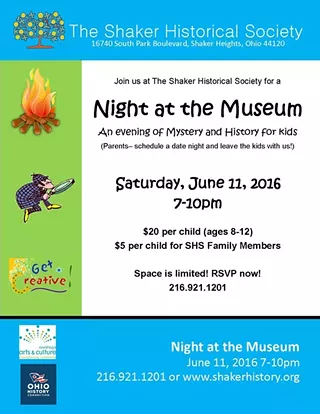 Image: Night at the Museum: An Evening of History and Mystery for Kids!