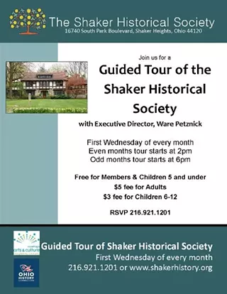 Image: Evening Guided Tour of the Shaker Historical Society