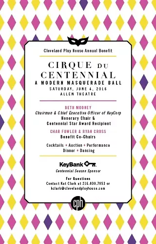 Image: Cleveland Play House's Annual Benefit "Cirque du Centennial: A Modern Masquerade Ball"