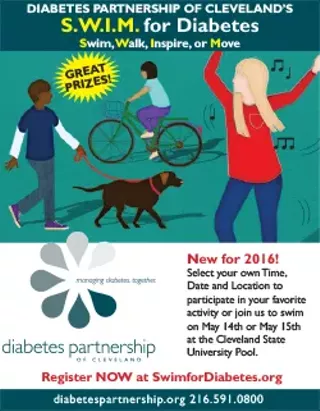 Image: S.W.I.M. for Diabetes: Swim, Walk, Inspire, Motivate!