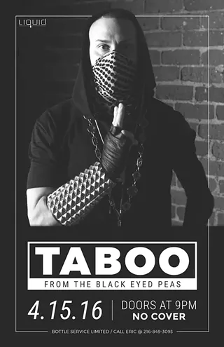 Image: Taboo from the Black Eyed Peas at Liquid