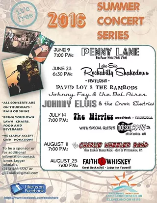 Image: David Loy & the Ramrods at the Lake Erie Rockabilly Shakedown, East Shore Park Club, Thursday June 23