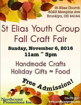 Image: 8th Annual St. Elias Church Craft Show