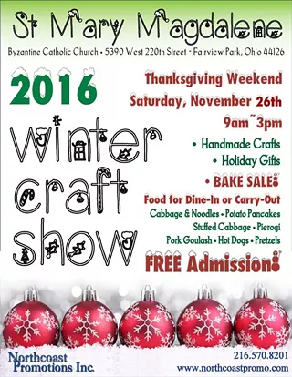 Image: 9th Annual St. Mary Magdalene Byz. Catholic Church Craft Show