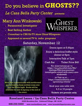 Image: Ghost Whisper-Mary Ann Winkowski