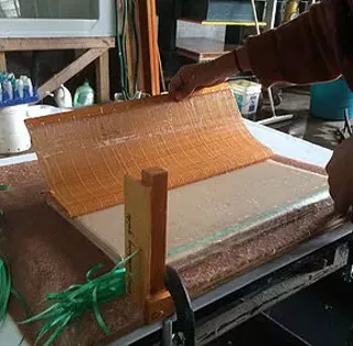 Image: Japanese Papermaking Taught by Radha Pandey