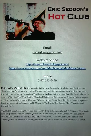 Image: Eric Seddon's Hot Club