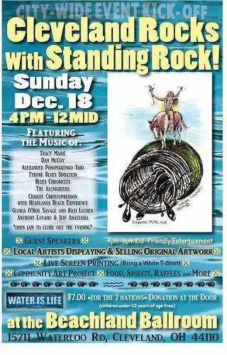 Image: Cleveland Rocks with Standing Rock