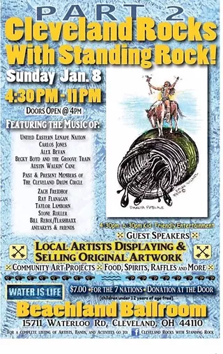 Image: Cleveland Rocks with Standing Rock - Part 2