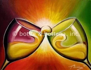 Image: "Wine Down" Wednesday Sip & Paint - Bottle & Bottega