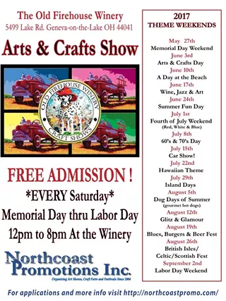 Image: Old Firehouse Winery Arts & Crafts Show - Memorial Day