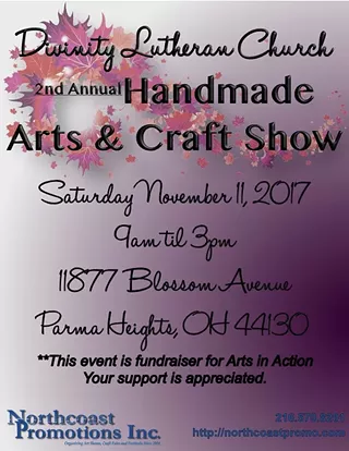 Image: 2nd Annual Divinity Lutheran Church Arts & Crafts Show