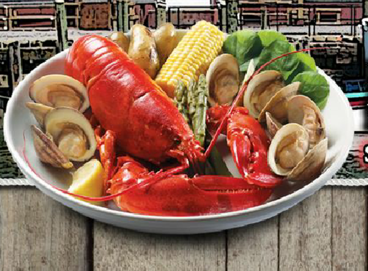 When: Monday - Saturday after 5 p.m. and Sunday after 4 p.m.
Menu: Clambake – one dozen clams, half a roasted chicken, corn, potatoes, and bread. Lobsterbake - 1  and 1/4 lobster, eight clams, corn, potatoes, and bread.
Cost: Clambake is $29.00 and Lobsterbake is $42.00 (Sunday and Thursday lobsterbakes are $32.00)
Don’s Lighthouse is located at 8509 Lake Avenue, Cleveland, (216)961.6700