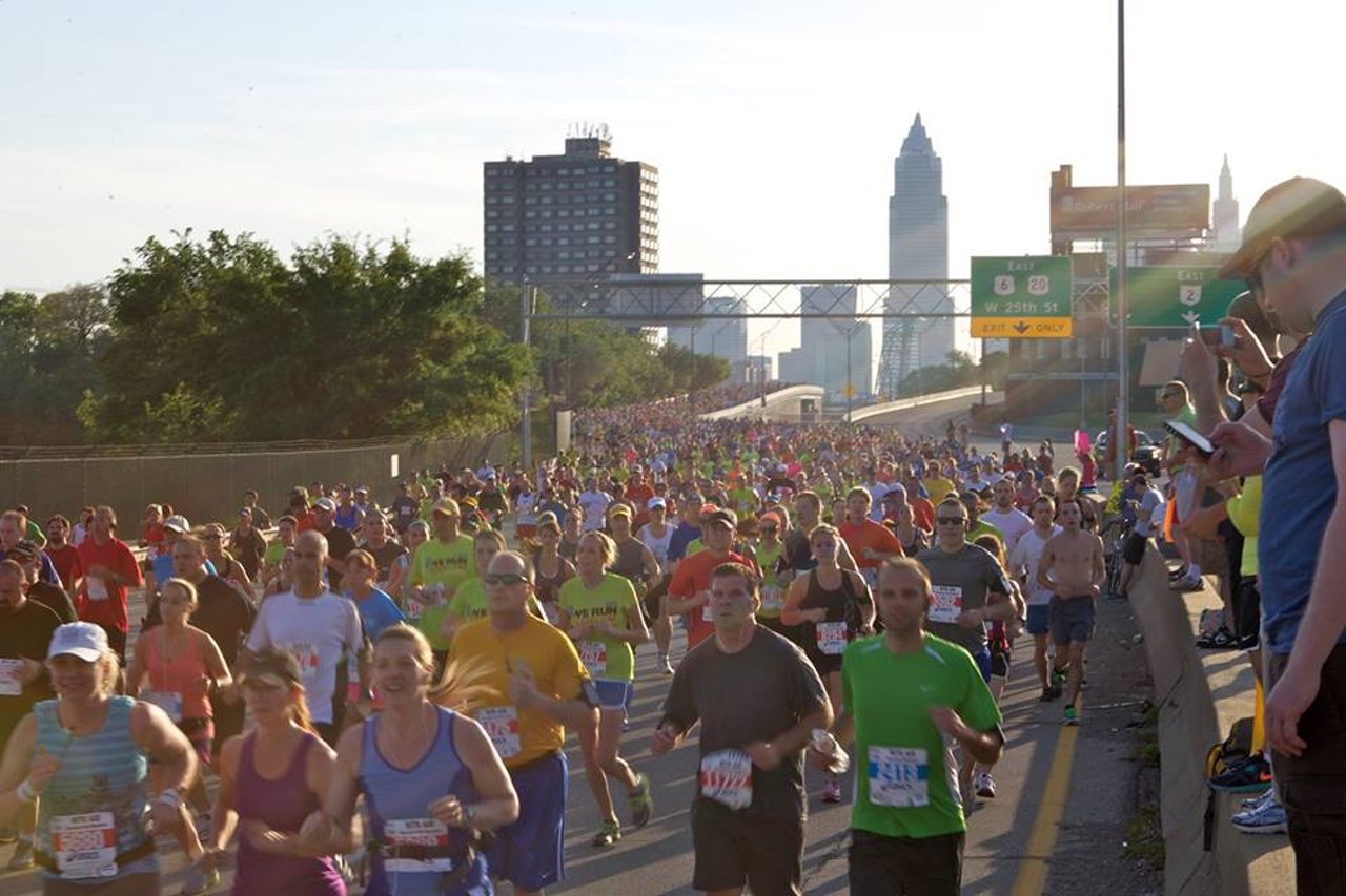 Whether you run or not, the marathon is a jaunt through Cleveland's neighborhoods that feeds off the fans and residents.