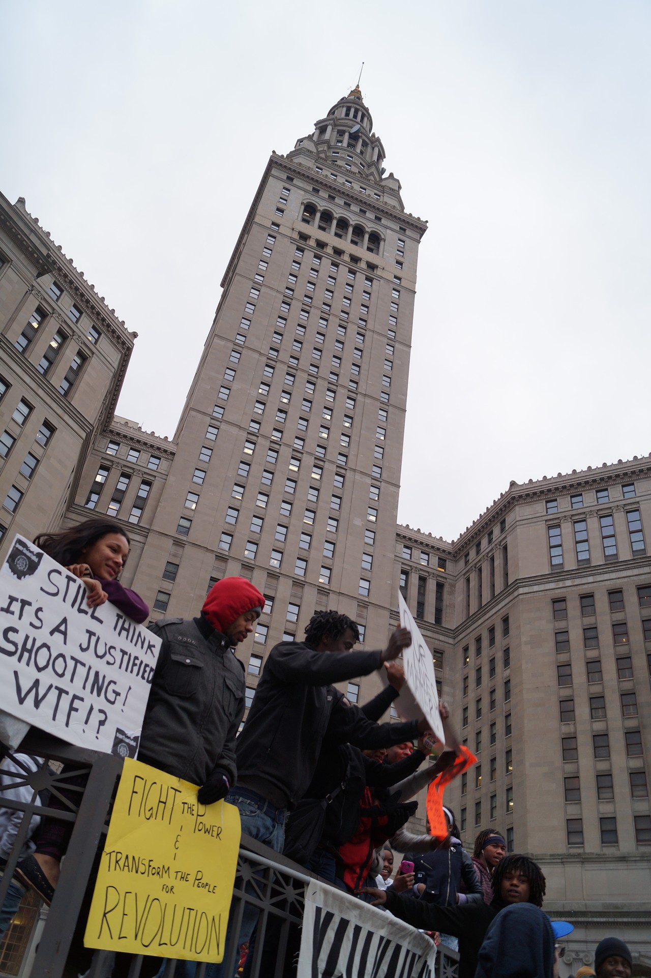 "Whose Streets? Our Streets." Pics from Cleveland Tamir Rice Protest