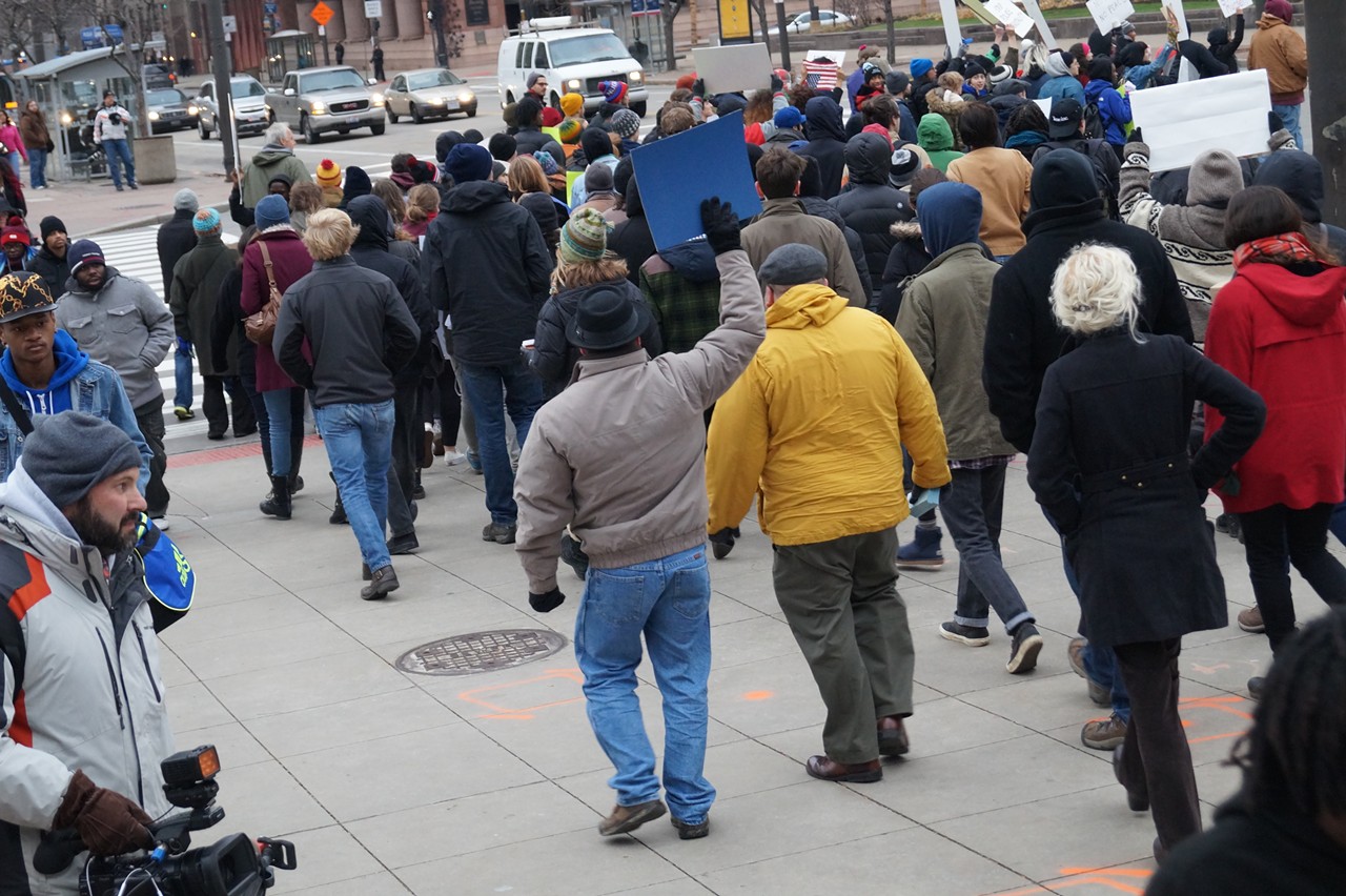 "Whose Streets? Our Streets." Pics from Cleveland Tamir Rice Protest