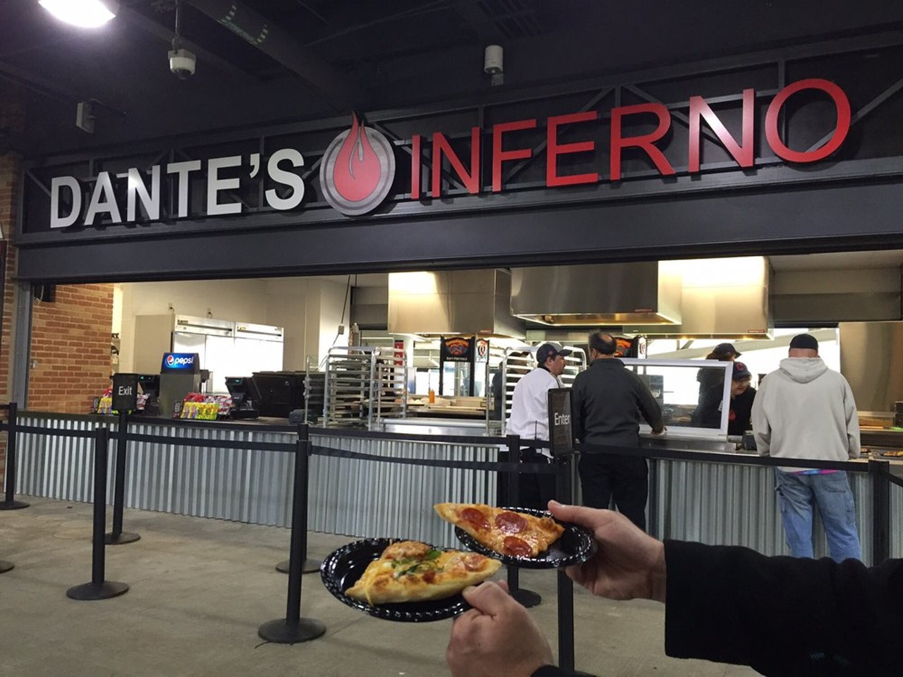 Dante's Inferno - Spaghetti and Meatballs Pizza and Pepperoni Pizza