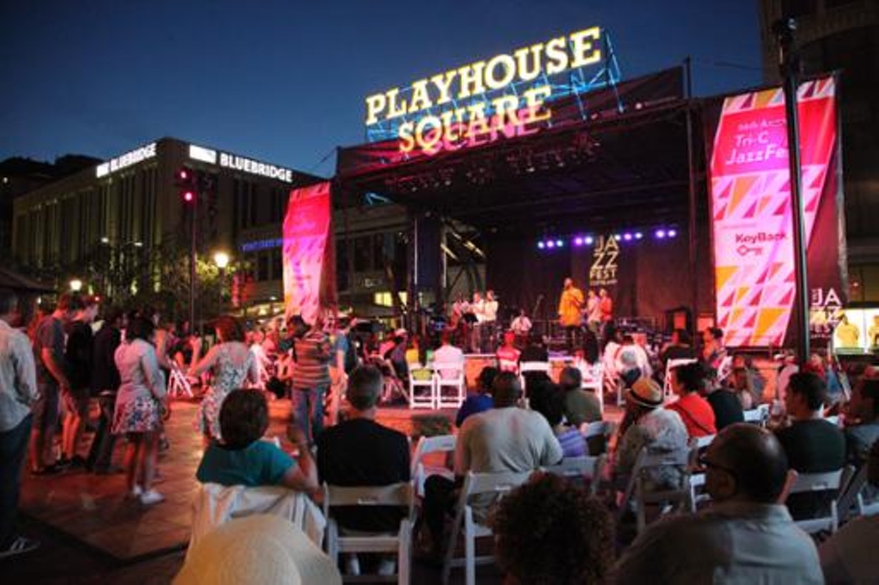 Tri-C JazzFest Outdoor Festival  When: Fri., June 24 Some 18 bands will play on two outdoor stages at the 37th annual Tri-C JazzFest Cleveland. Most events are ticketed, but free performances at the U.S. Bank Plaza will take place between 1 p.m. and 1 a.m. today and tomorrow.