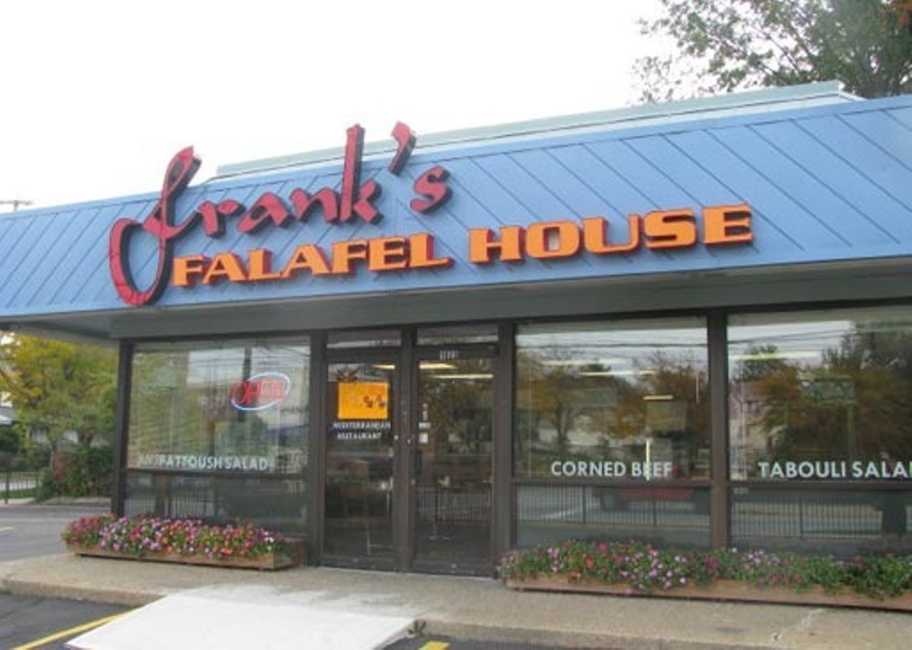 Frank&#146;s Falafel House
216-631-3300, 1823 W. 65th St.
If you aren&#146;t up to battling some evening traffic, Frank&#146;s has a delivery service. 
Photo via Frank's Falafel House/Facebook