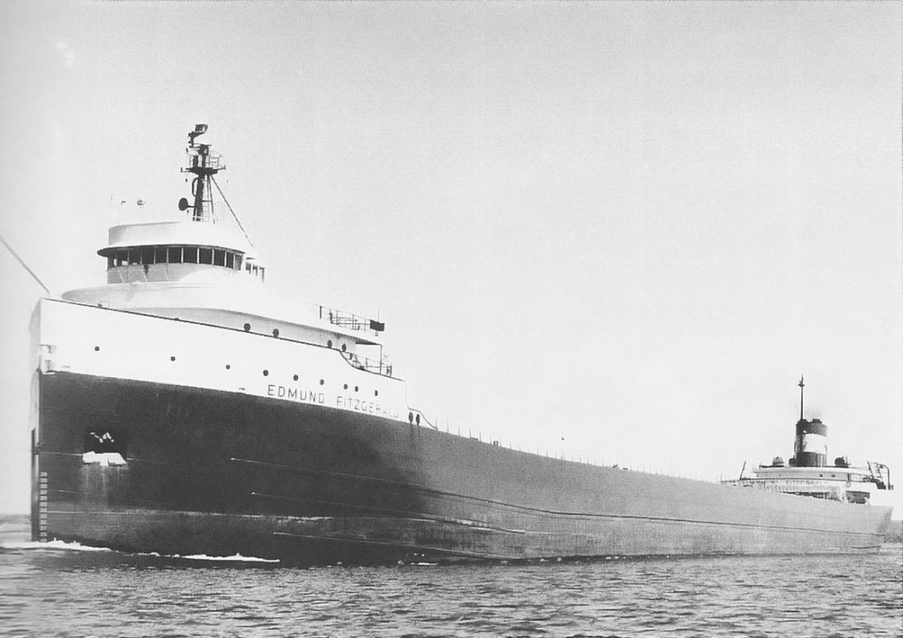 The S.S. Edmund Fitzgerald as it stood in 1957. Photo courtesy of Wikipedia