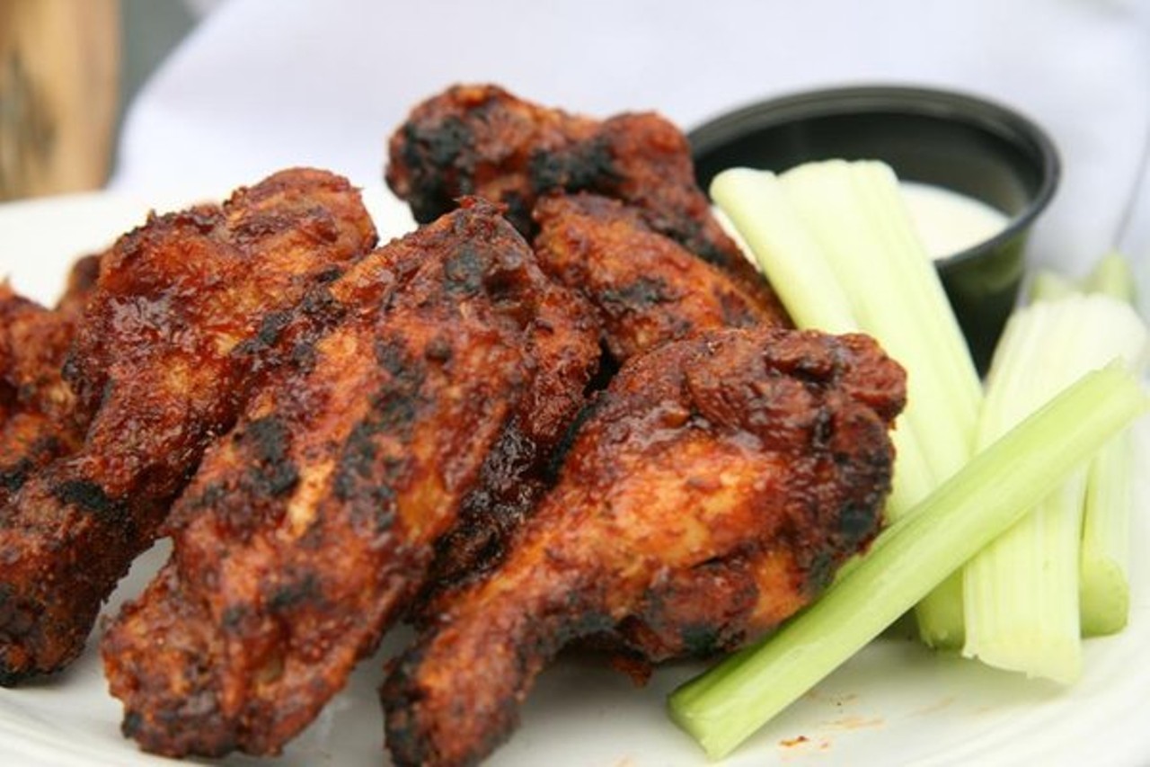 The Rusty Barrel - This Westlake hotspot has won a whole barrel of awards for their jumbo wings, and we can see why.  Try the six-pepper garlic dry rub or the classic grilled BBQ next time you're in. 27026 Center Ridge Road, Westlake, 440.892.1292.