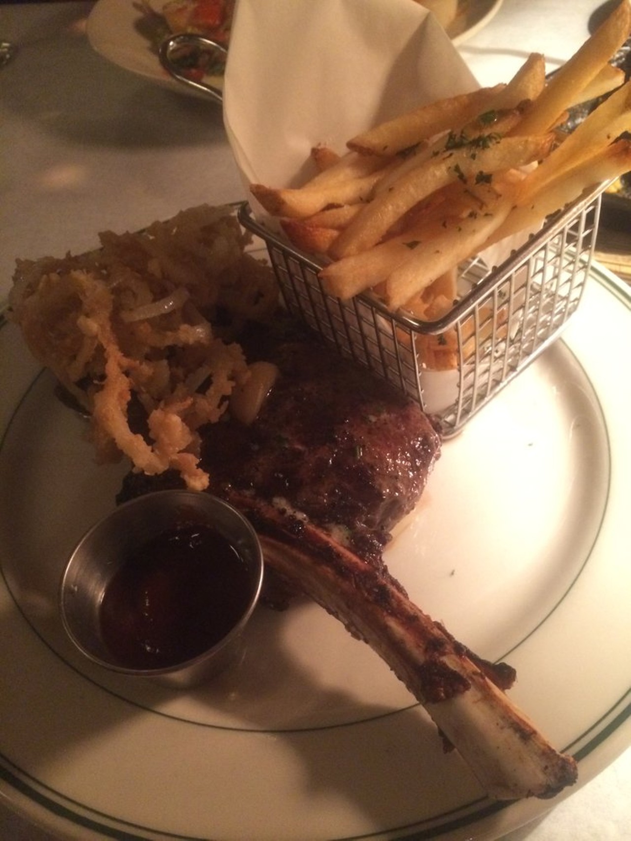 Cowboy Steak with Fries - Cleveland Chop | 824 W St Clair Ave