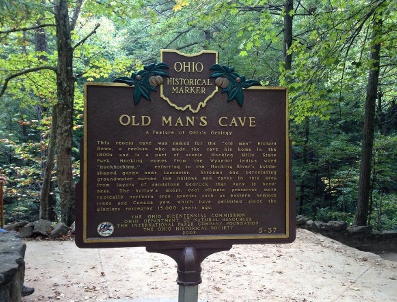  Old Man&#146;s Cave
Hocking Hills State Park - 19852 Ohio 664, Logan, 740-385-6517
Hocking Hills State Park has quite a few caves and caverns accessible to the public. Old Man&#146;s Cave, named after an actual hermit who used to live here, is one of the most popular and guests can spend hours exploring every nook and cranny.  The drive is about three hours away from Cleveland, then take the Grandma Gatewood Trail.
Photo via shilohhawkins/Instagram