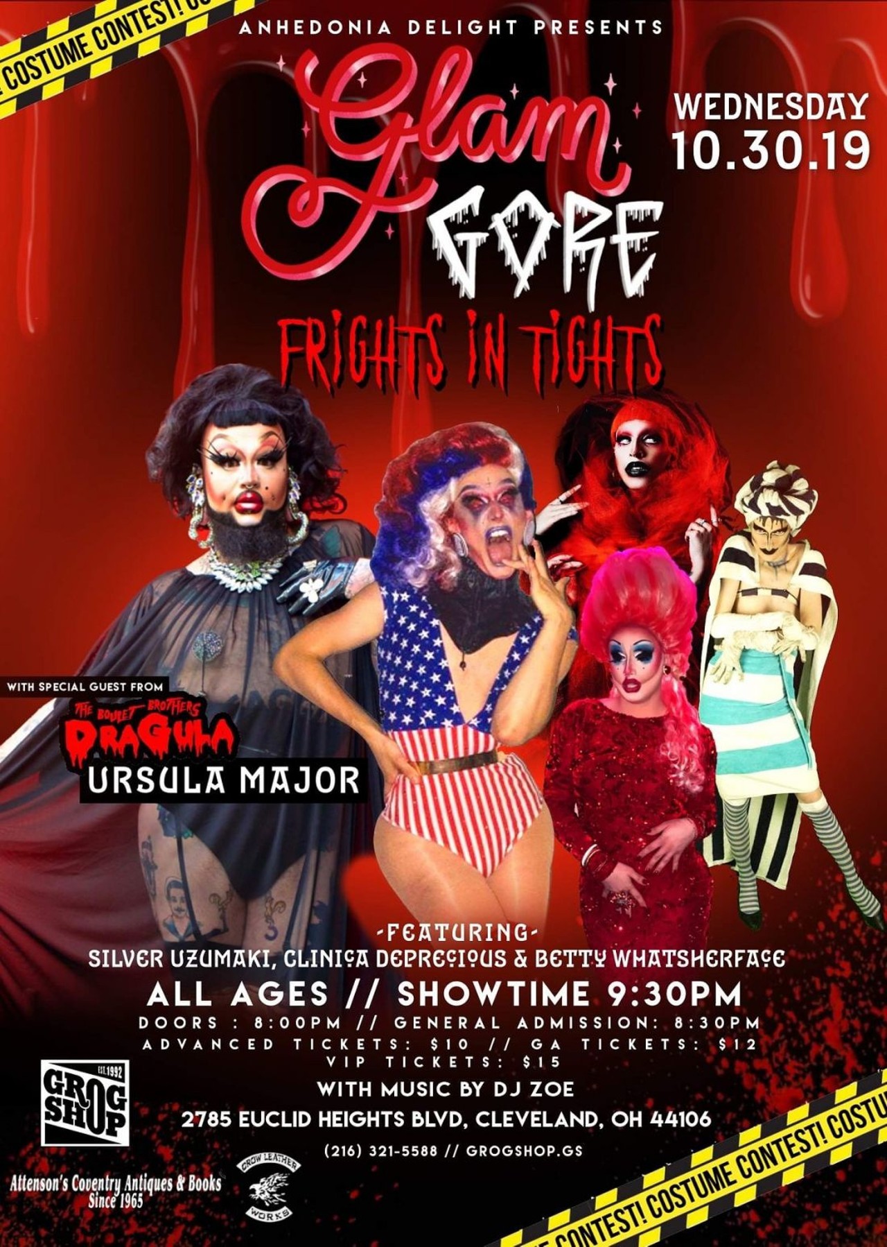  GlamGore Monthly Drag Show 
Wed, Oct. 30 
Poster Artwork