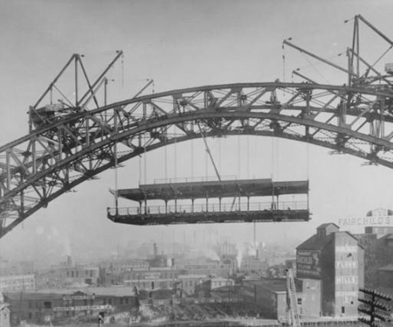 15 Photos of the Detroit-Superior Bridge Construction
