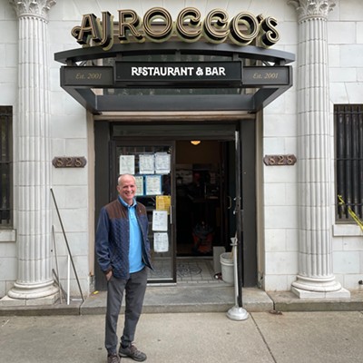 A.J. Rocco’s  A. Brendan Walton closed A. J. Rocco’s, his convivial Gateway District café, at the tail end of 2019, but within months he was planning to reinvent the spot a few doors down. After a gut renovation of the former Huron Point Tavern (and Alesci's Downtown) space, Rocco’s 2.0 is ready to welcome its first guests. At full bore, the two-level, three-bar eatery can serve 170 guests, but cozy nooks and private areas provide the flexibility to use the space as needed. Walton plans to ease into things with respect to food. Chef Devin Cerjan will offer approachable food that aims to fill the niche between basic fast-casual and pricy fine-dining. Diners can expect wings, sandwiches, burgers, pizzas and mac and cheese, plus nightly specials like pastas, steaks and seafood.