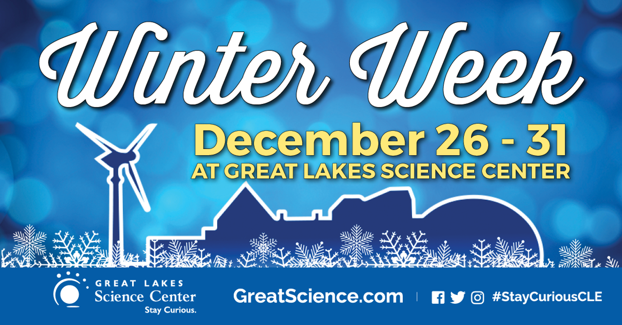 Exploding fruitcakes? We're in. The Great Lakes Science Center has a schedule chock full of activities for both kids and adults alike. The center will also be screening "Frozen" in their brand new Cleveland Clinic Dome Theater (formerly the OmniMax Theater) (Photo courtesy Great Lakes Science Center, Facebook)
