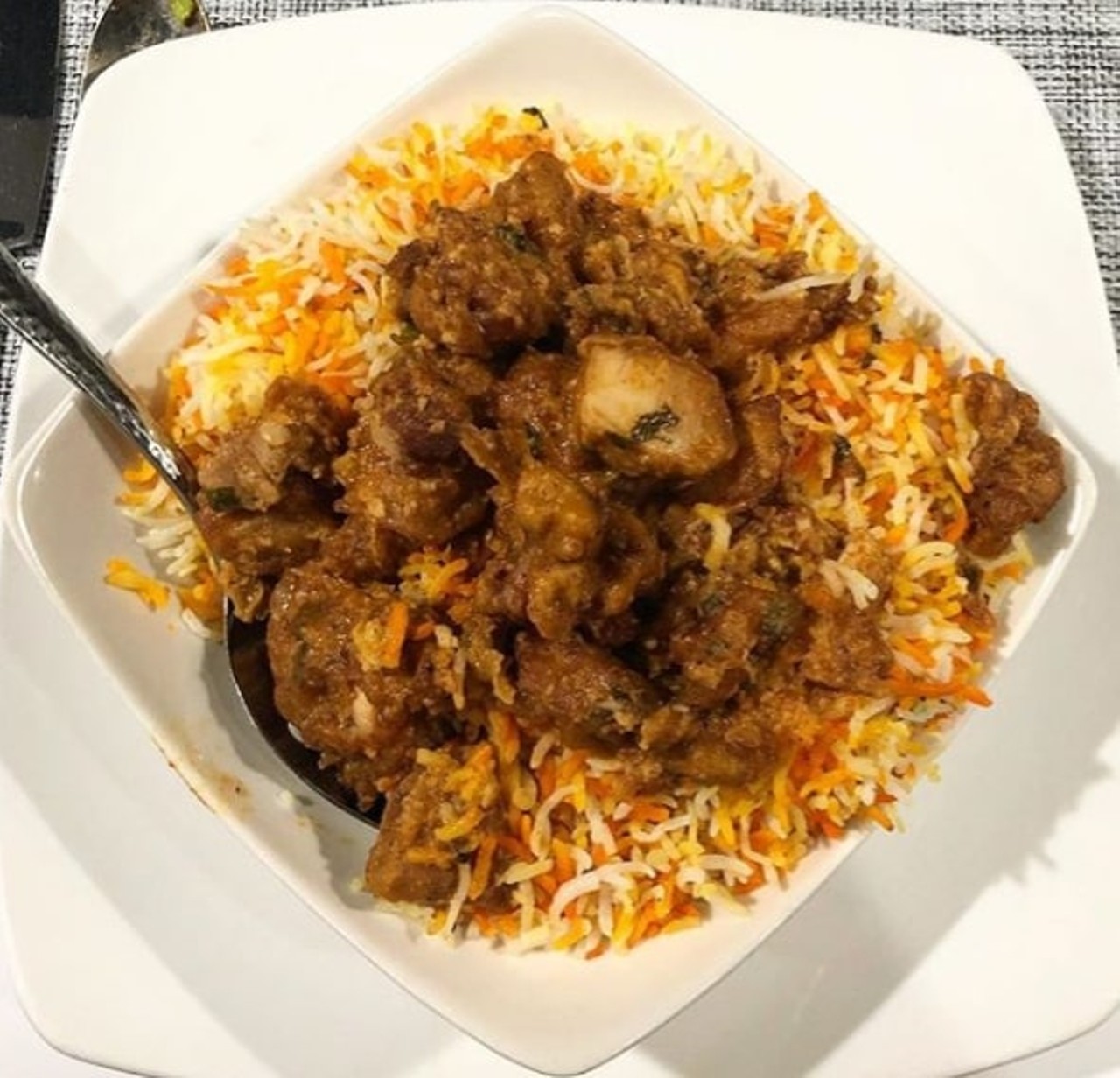 Paradise Biryani Pointe
6679 Wilson Mills Rd., Gates Mills, 440-565-7753
Biryani is a popular rice-based dish which can be combined with meat or vegetables. Paradise Biryani Pointe is known for their Wednesday biryani lunch buffet, where they serve up eight different kinds of biryani, including egg, paneer and paradise special boneless chicken. 
Photo via travelmunchy/Instagram