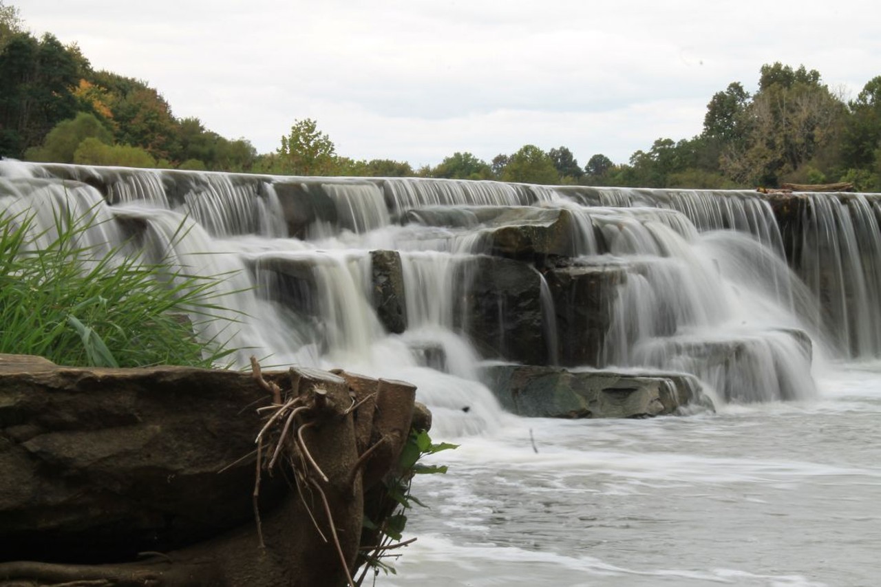  Berea Falls
Rocky River Reservation, Berea
The raging Rocky River is responsible for this urban waterfall, and for Berea sandstone, which is what put the town on the map. Berea Falls is about a 30 minute drive from Cleveland.
Photo via Michelle/flickr