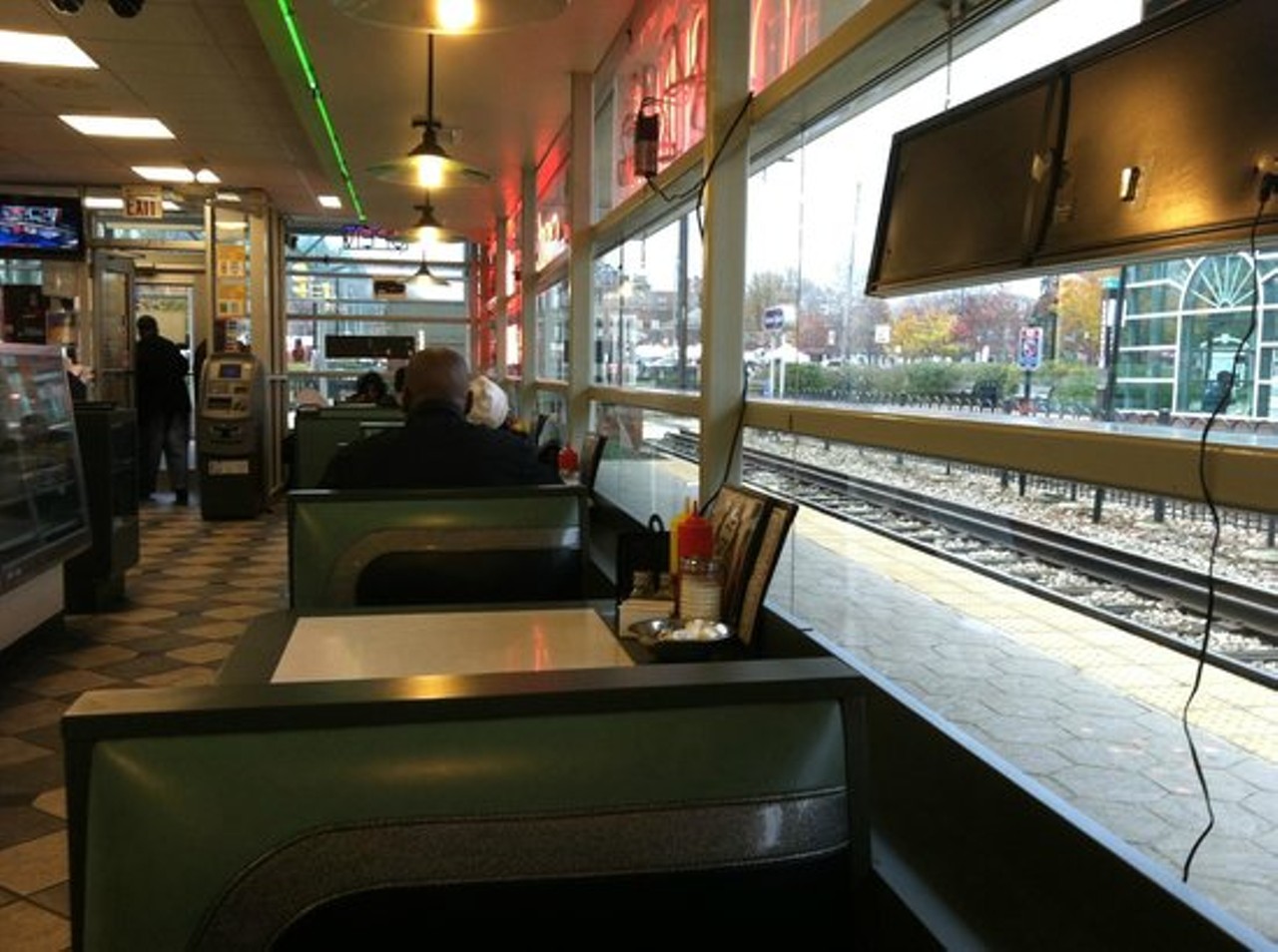  Michael&#146;s Diner
13051 Shaker Blvd., Shaker Square
Head to Shaker Square for the quintessential old-school diner, complete with small booths, neon lights and a checkered floor. There&#146;s been a diner in this spot, located basically on the Rapid tracks, since the 1950&#146;s and Michael&#146;s has operated since 1996.
Photo via Scene Archives