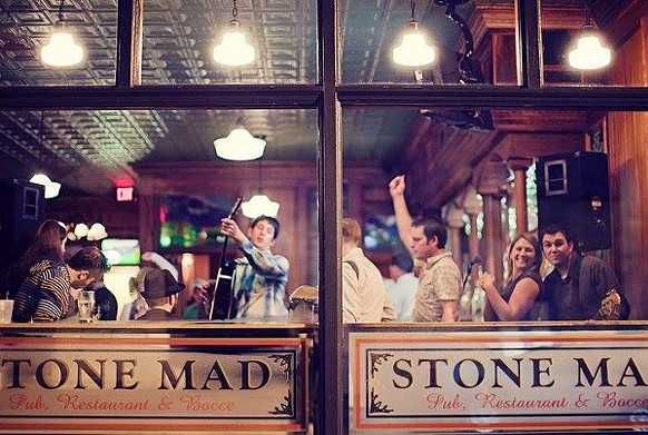  Stone Mad Pub
1306 West 65th St, Cleveland 

 Everyone who talks about this Detroit Shoreway neighborhood spot mentions two things; the bocce ball court and the beautiful patio. But Clevelanders know a patio is only good for roughly half the year. And this fun Irish pub moves the fun indoors in the colder months.