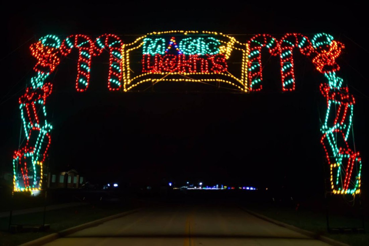  Magic Of Lights
Magic of Lights is a 1.3 mile drive-thru holiday light display featuring a 100+ foot light tunnel, and over 30 full light static & animated displays and other holiday activities. It goes from now until January 2nd. The cost to visit is $21 per car if you buy tickets in advance. 
Photo via Magic Of Lights - Northeast Ohio/Facebook