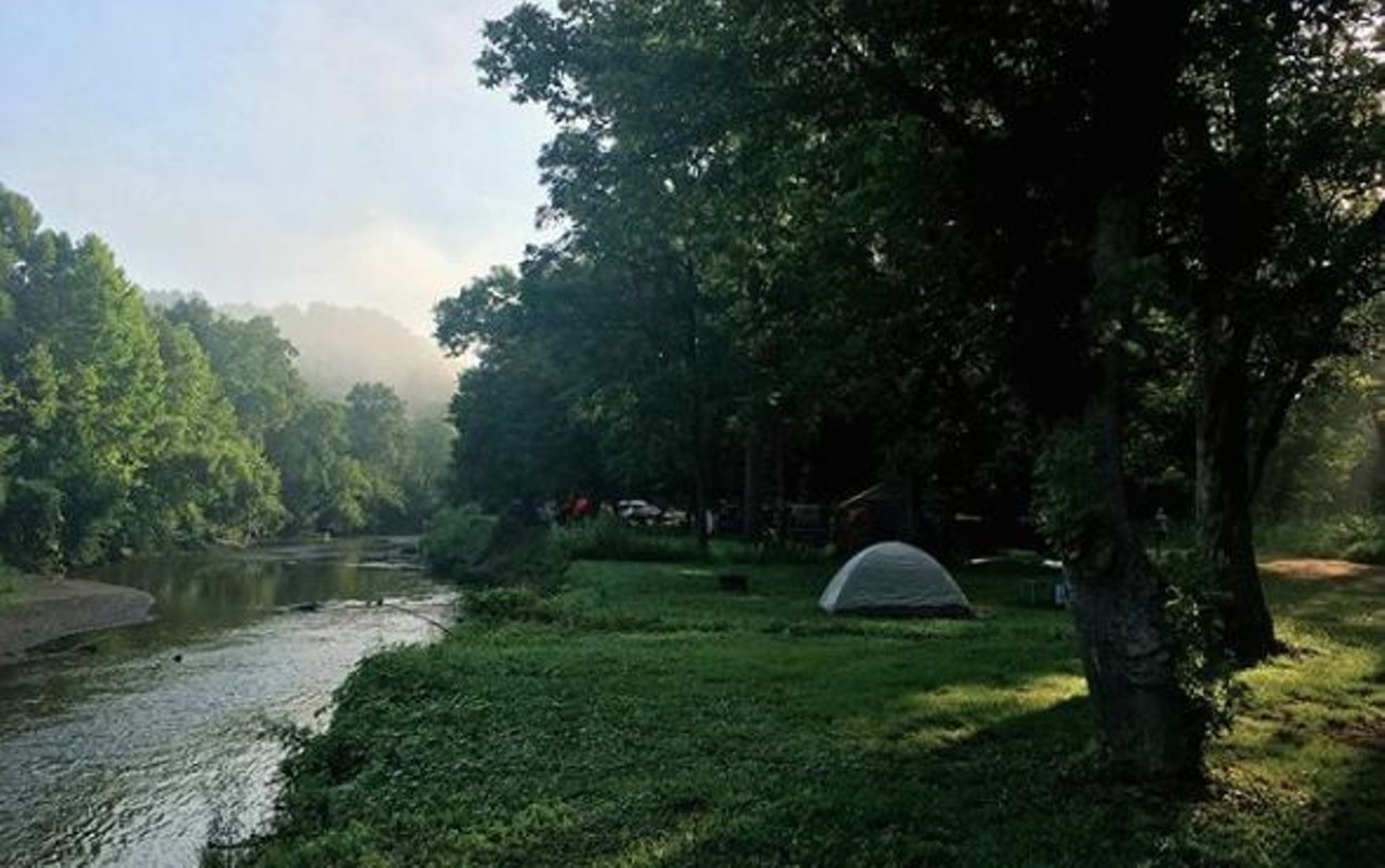 Hocking Hills&#146; Riverside Campground
26650 Rockbridge A Rd., Rockbridge
Here, cabins and tent campsites are offered near the versatile Hocking River. You can go tubing, boating and rafting on the water. Plus, go carts, mini golf and a driving range are among the land activities this adventure features. 
Photo via astutzm24/Instagram