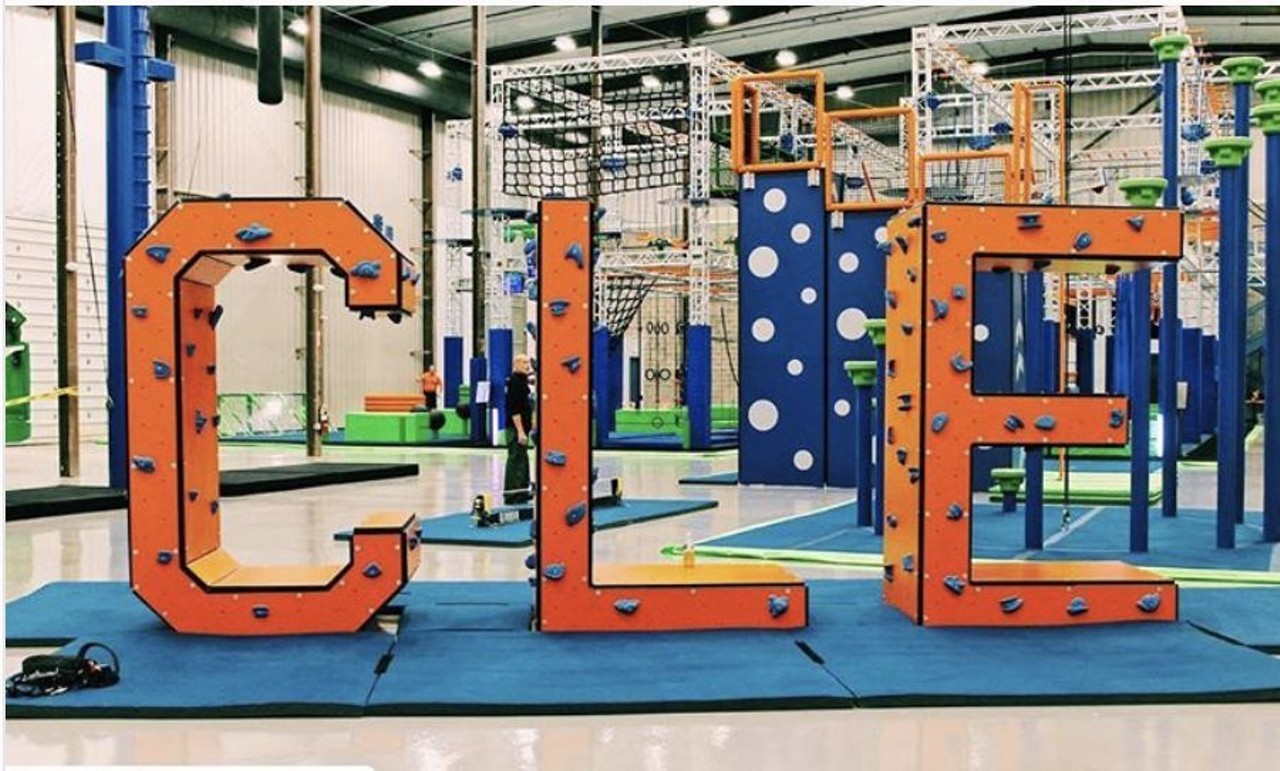  Play: CLE
38525 Chester Rd., Avon, 440-695-3565 
If your birthday wish is to become the next American Ninja Warrior, Play: CLE lets you celebrate and kickstart your training all at the same time. This 25,000 square foot facility features a zipline, climbing wall, and an obstacle course inspired by the one seen on American Ninja Warrior. Call for large party information.
Photo via  playcle/Instagram