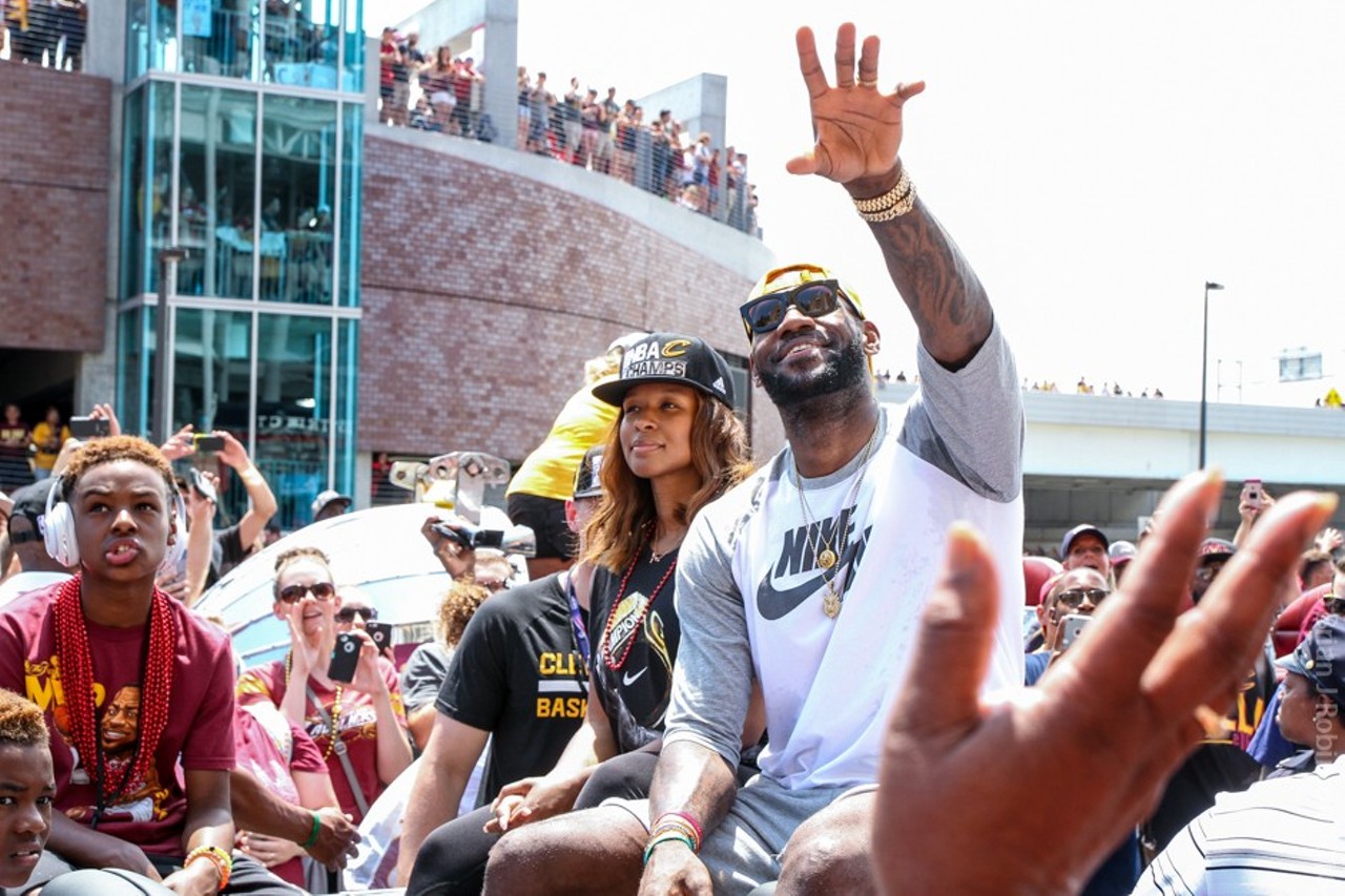 LeBron
The once and forever King of Cleveland. (Photo by Emanuel Wallace)