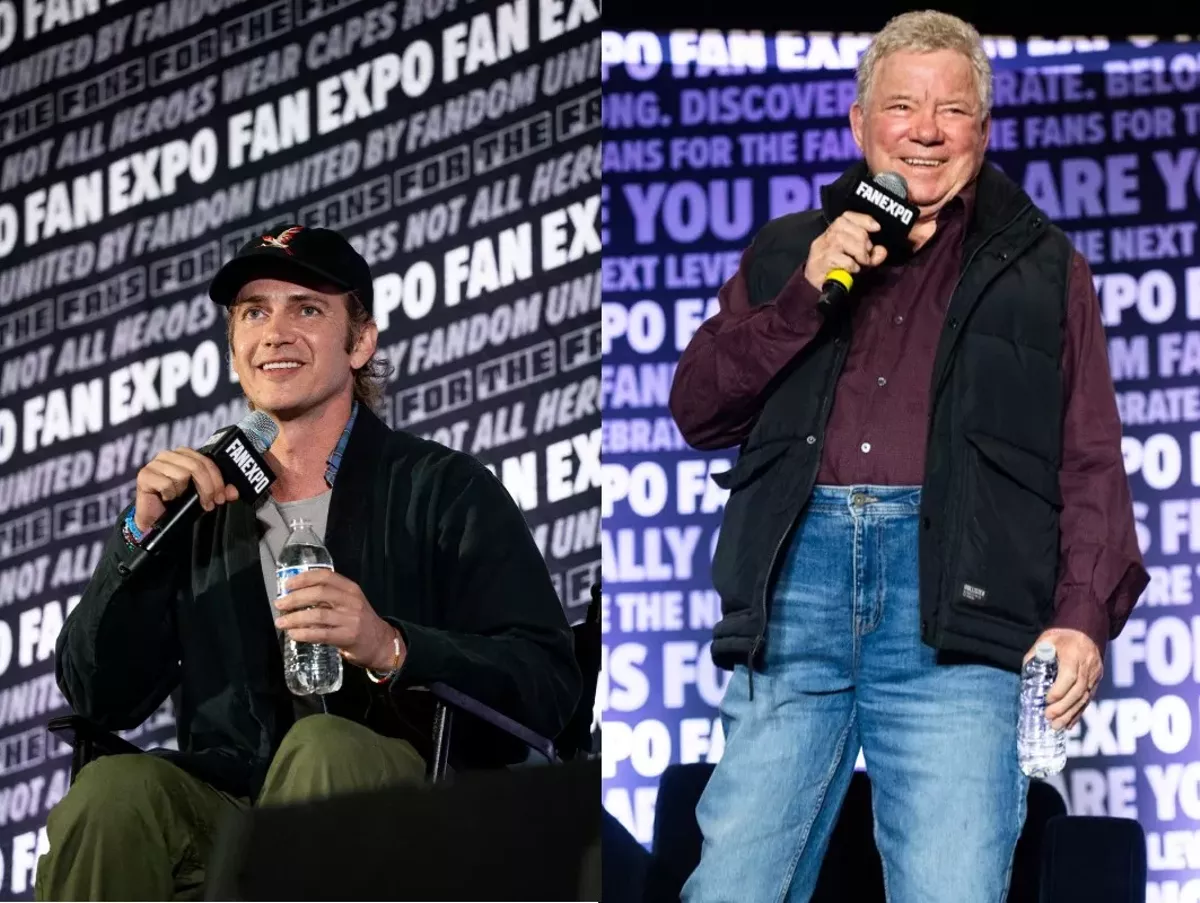 Hayden Christensen and William Shatner